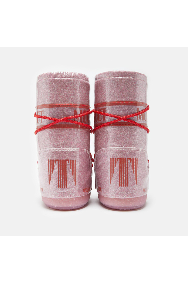 Kadın / Kız Bot (Kar) 80D3400290-J001 Moon Boot Icon Jr Glitter Pink (23-26) - 3