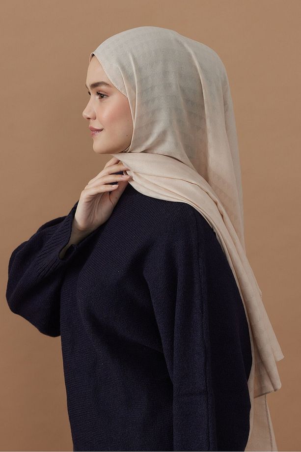 Soft Jakar Serisi Üçgen Desen Şal - 3