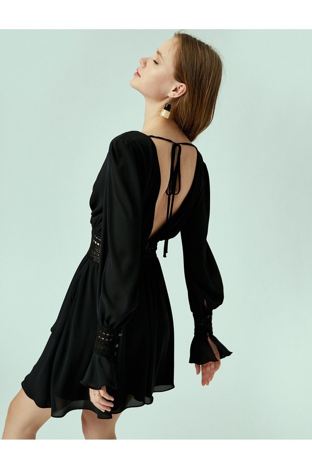 Women's Black Dress 1YAK84639FW