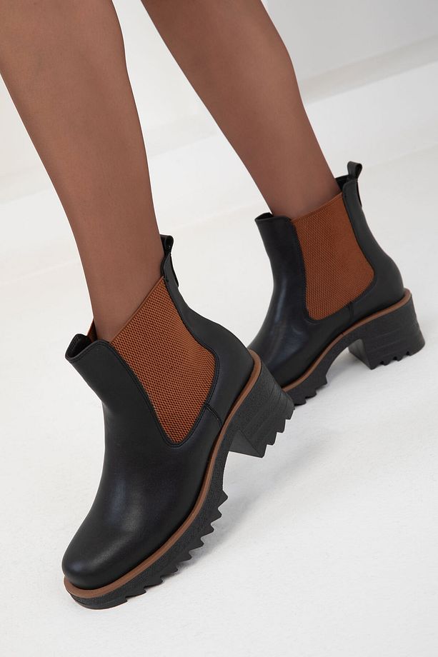 Siyah Kadın Bot & Bootie 19940 - 1