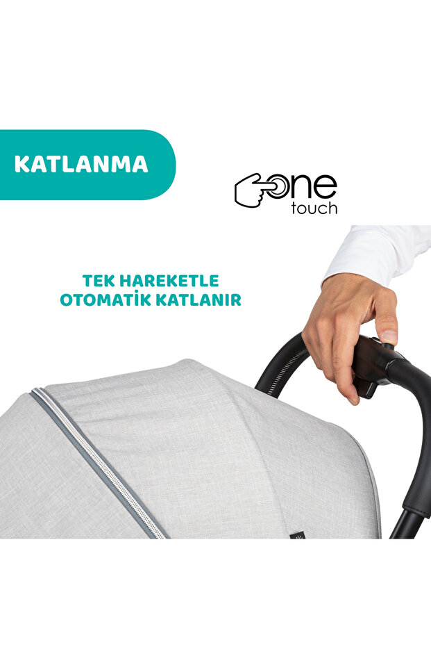 Goody Plus Bebek Arabası Grey Mıst - 2