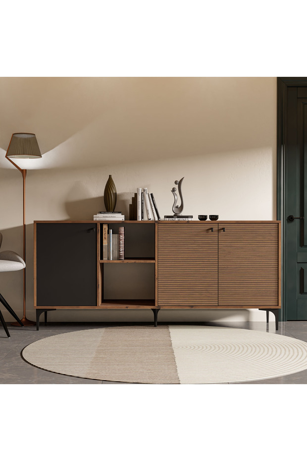 1682 Vısıon Konsol 180 Cm Hat - Kaplan - Antrasit - 4