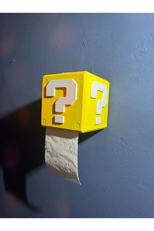 Mario Block Toilet Roll Holder