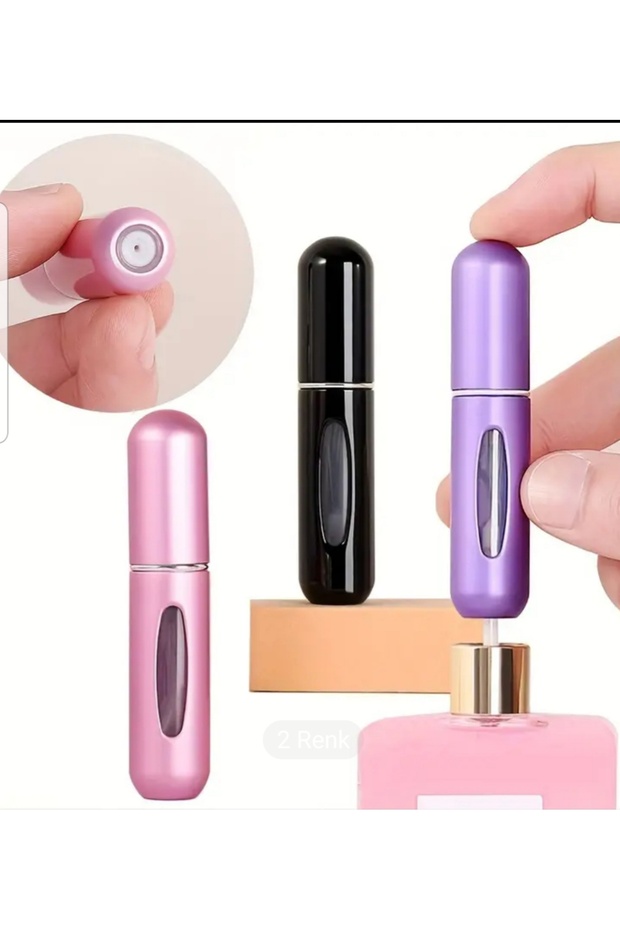 Doldurulabilir 1 Adet 5ml Mini Parfüm Sprey Şişesi ( Mini Parfüm Atomizer ) - 2