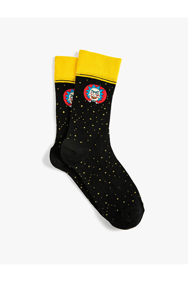 Rick and Morty Socks Licensed Embroidered