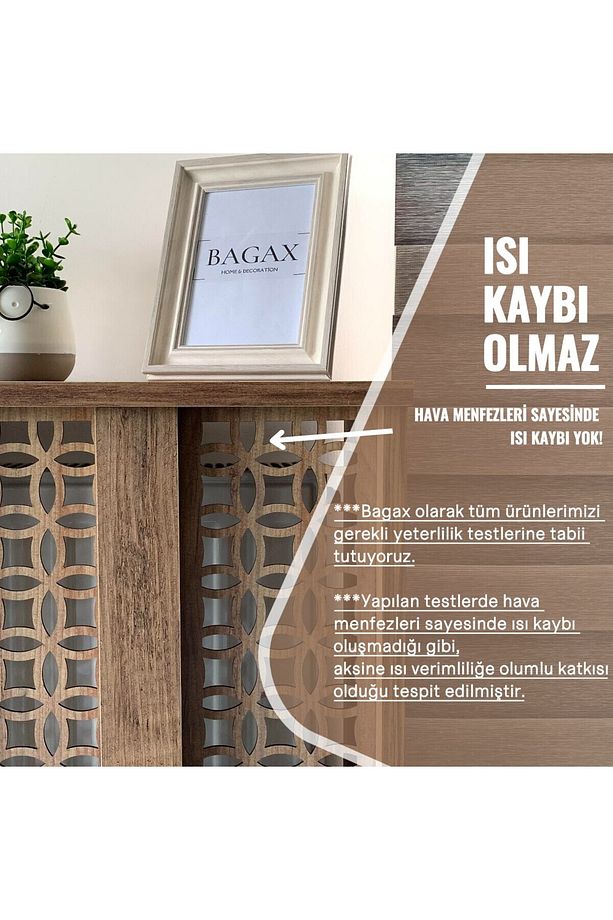 Petek Onu Dresuar Kaplama 156cm Cok Amacli Dolaplar Mobilya Kalorifer Petek Onu Kapatma - 4