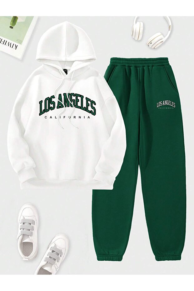 La Printed Unisex Oversize Tracksuit Set
