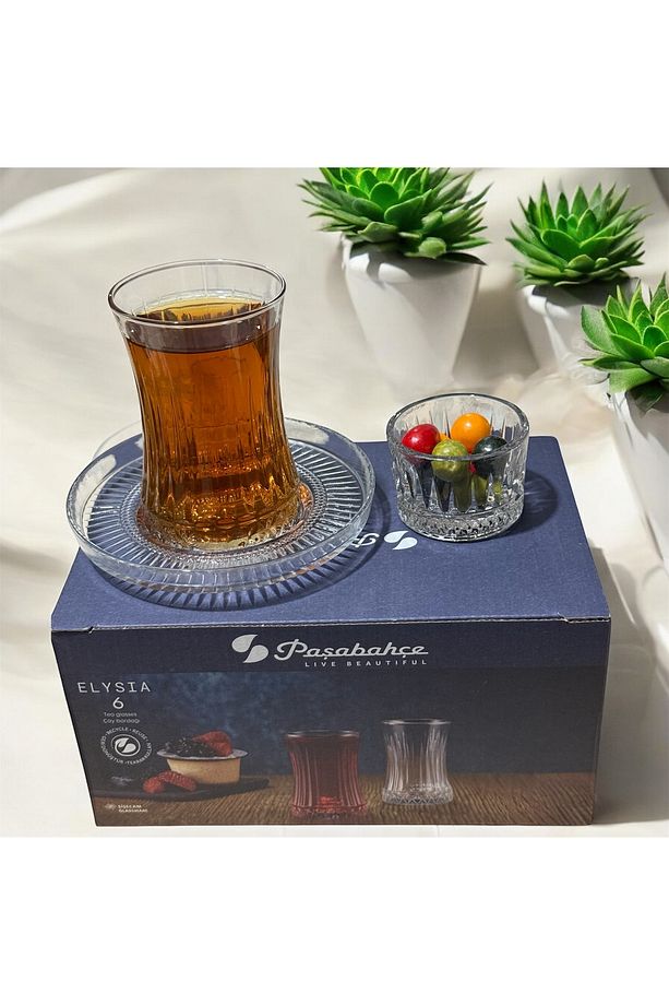 Paşabahçe Elysia 18 Prç Çay Seti Mükemmel Kalite - 2