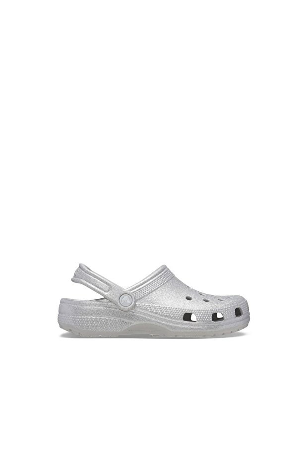 Classic Glitter Clog Silver Glitter - 1