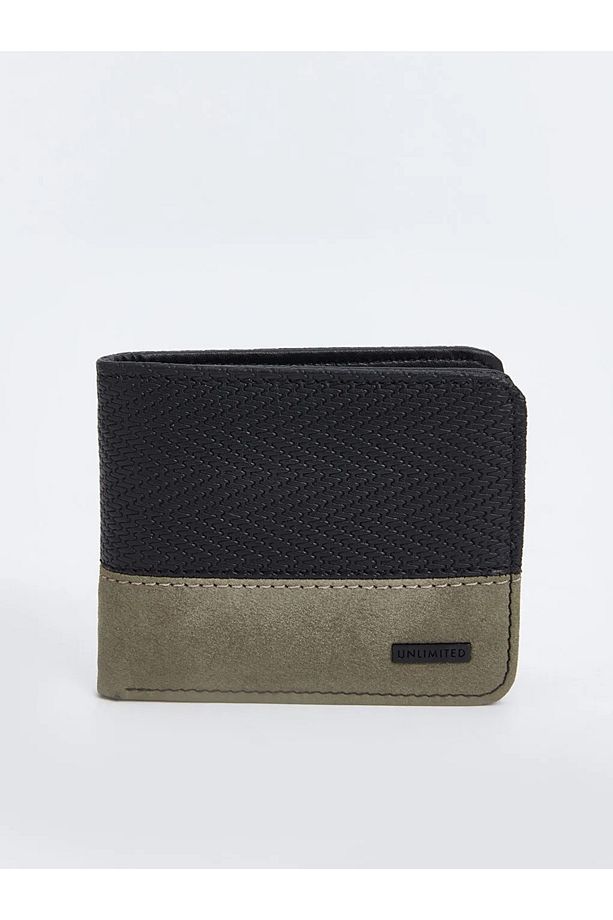 LCW ACCESSORIES Siyah Deri Görünümlü Erkek Cüzdan - 1