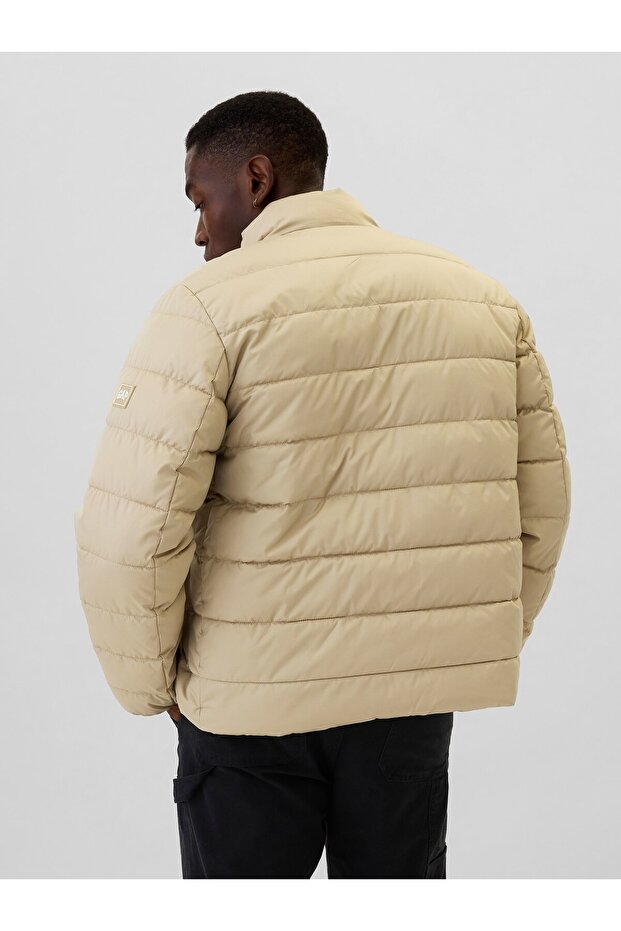 Erkek Bej ColdControl Puffer Ceket - 5