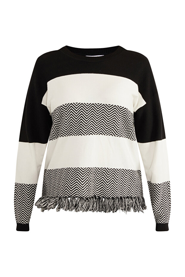 Oversize Strick Pullover - 2