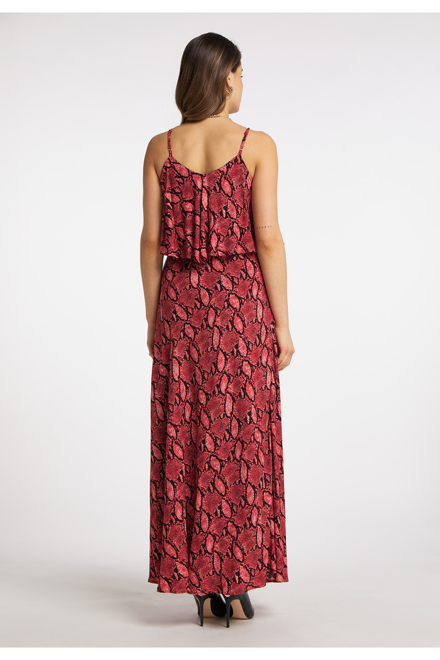 Maxikleid mit Schlangen-Print - 2