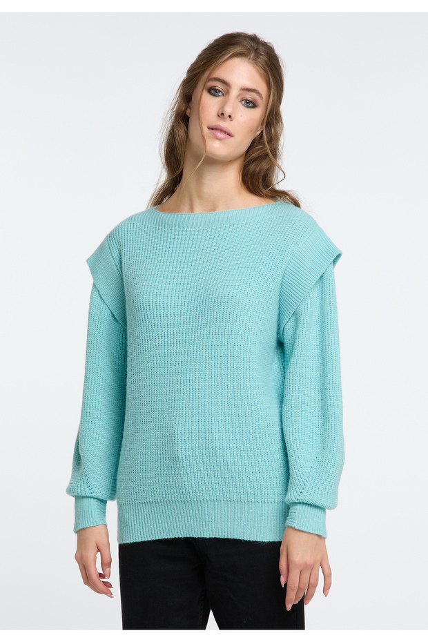 Grobstrick Pullover - 3