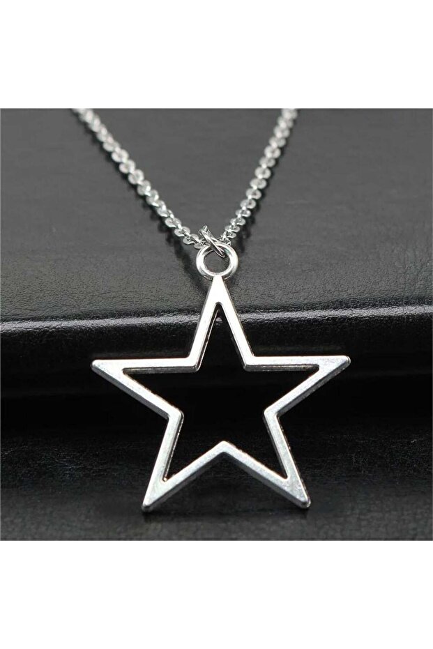 Basic Yıldız Çerçeveli Kolye - 2