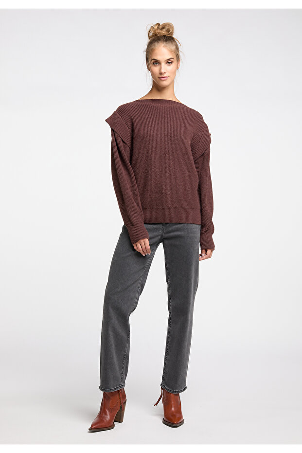 Grobstrick Pullover - 1