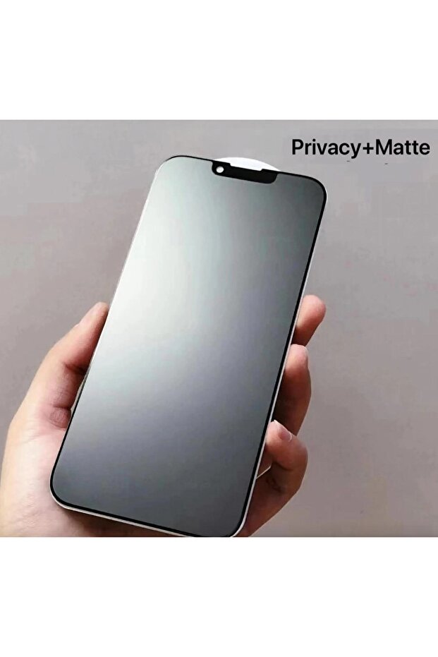 iPhone 15 Pro Max Compatible Privacy Matte Ghost Nano Screen Protector - 5