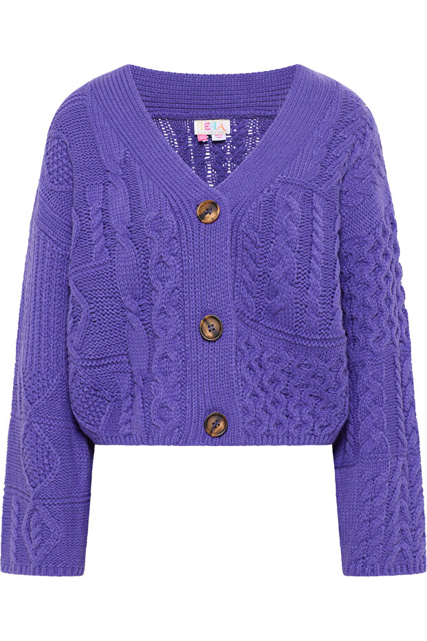 Cropped Strickjacke - 2