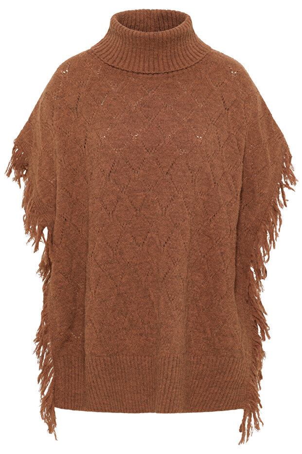 Strick Poncho - 2