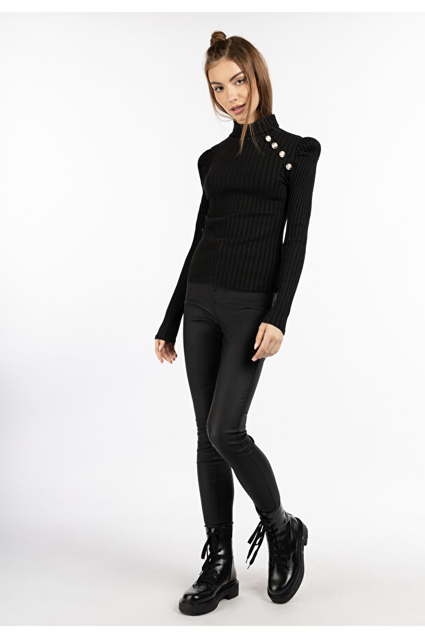 Rippstrick Pullover - 1