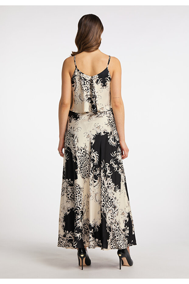 Maxikleid mit Allover-Print - 2