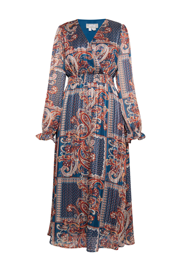 Maxikleid mit Paisley-Print - 3