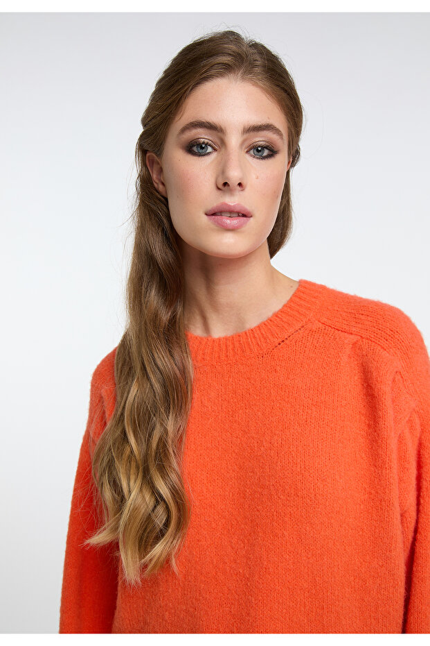 Legerer Strickpullover - 5