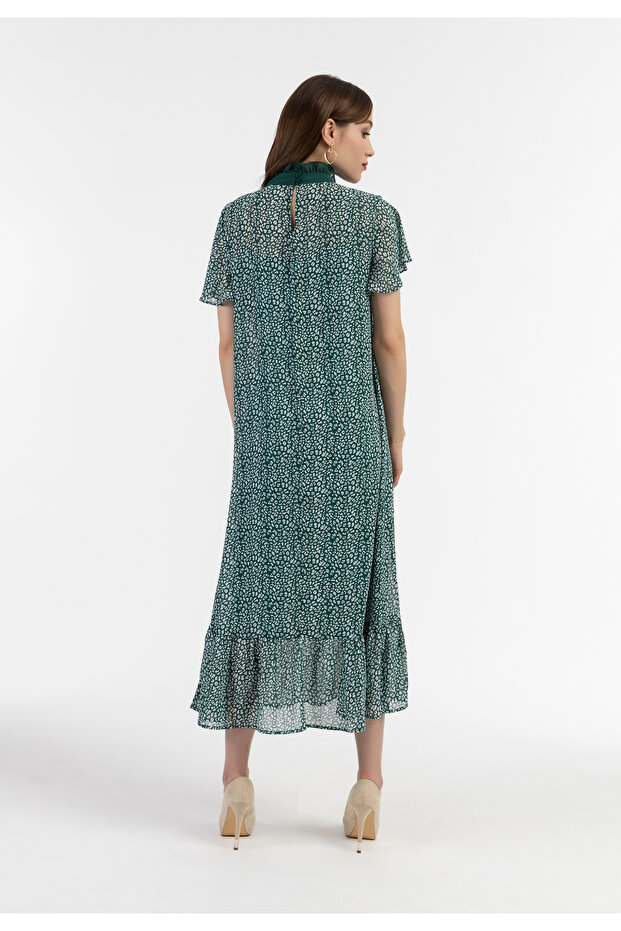 Midikleid aus Chiffon - 2