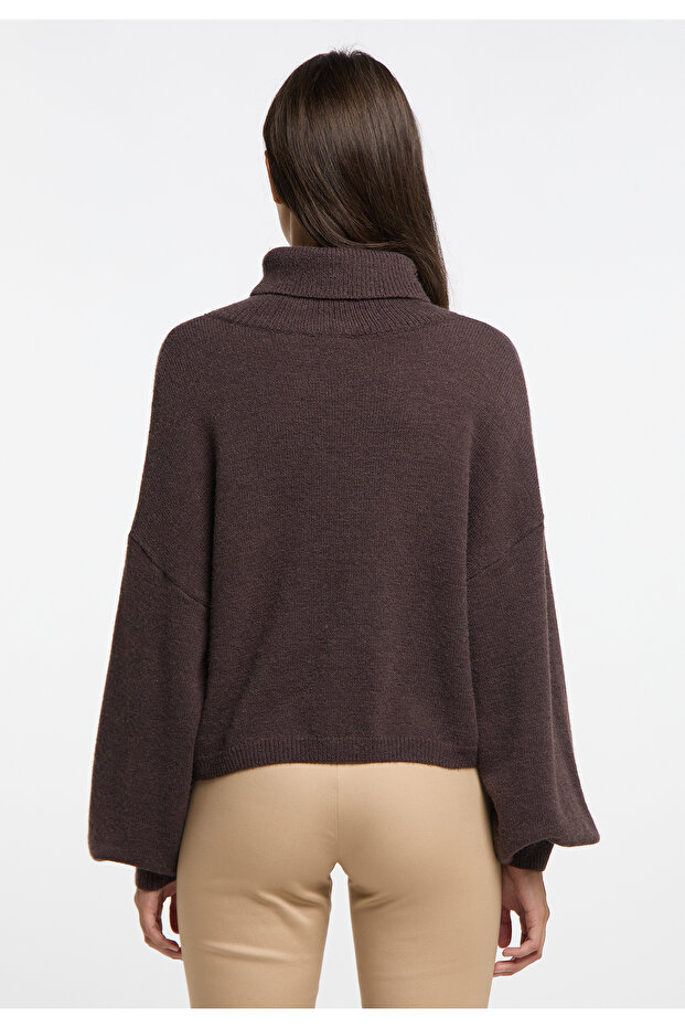 Strick Rollkragenpullover - 4