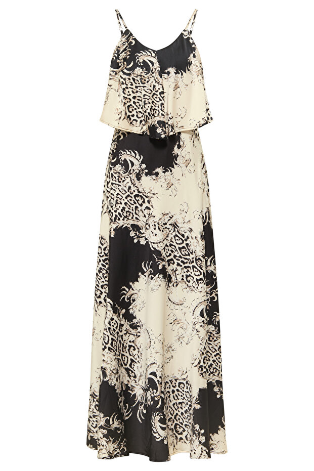 Maxikleid mit Allover-Print - 3