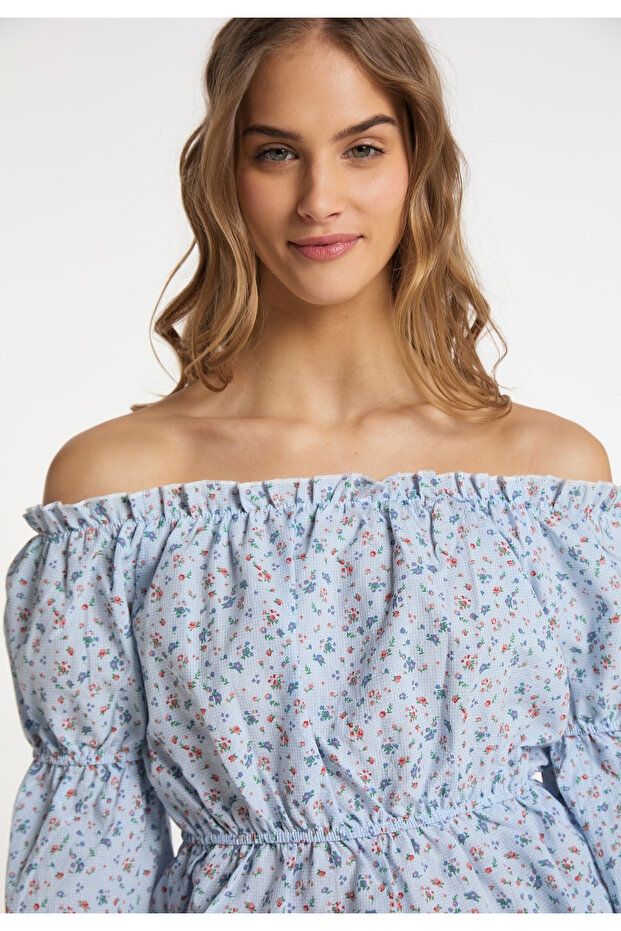 Μπλουζ mit Vichy Muster - 5