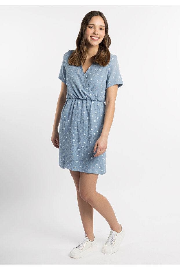 Kleid mit Blütenprint - 1