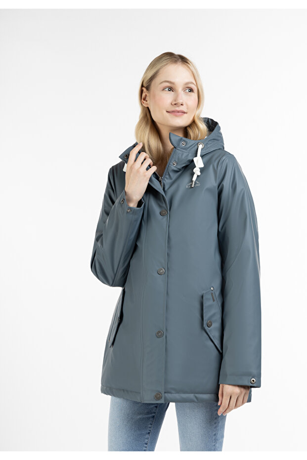 Wattierte Regenjacke - 3