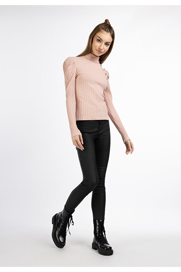 Rippstrick Pullover - 1