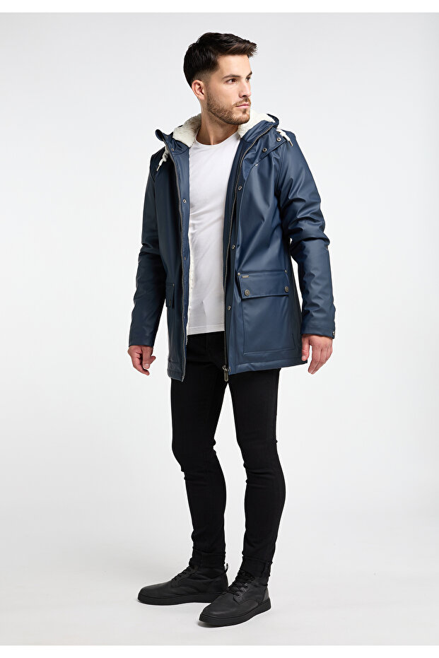 Regenjacke mit Teddyfutter - 1