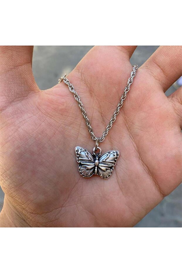 Basic Butterfly Chain Necklace - 2