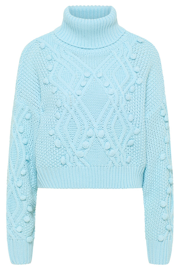 Strick Rollkragenpullover - 2