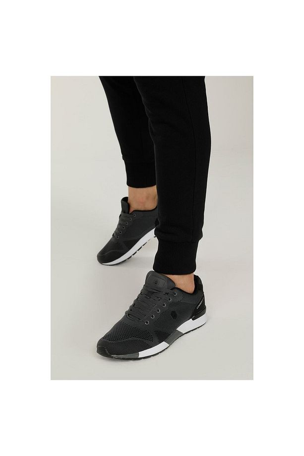 Vendor Memory Foam Ortopedik Bağçıklı Fileli Hafif Gri Unısex Sneaker Koşu Ayakkabısı - 2