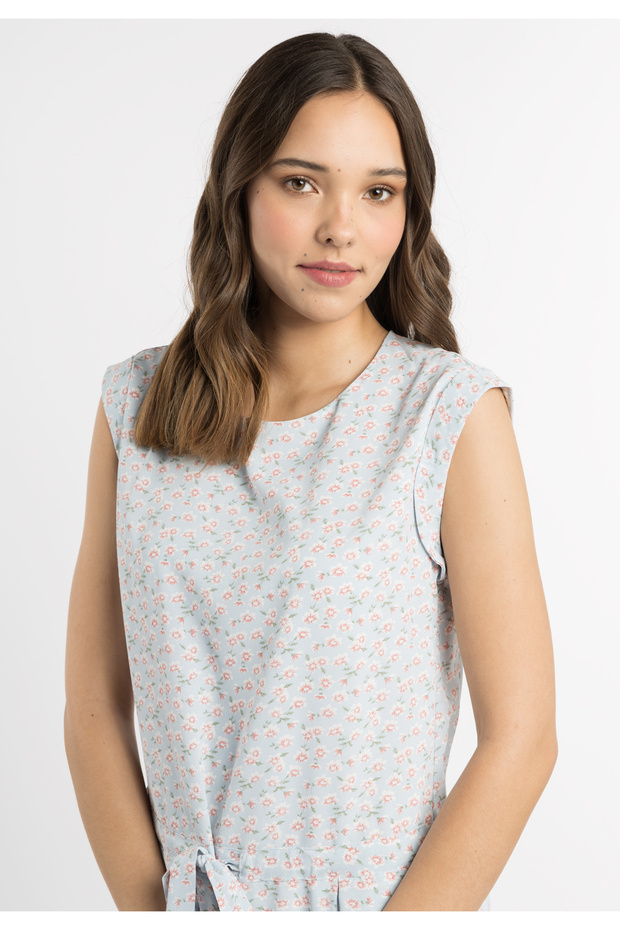 Kleid mit Blütenprint - 5
