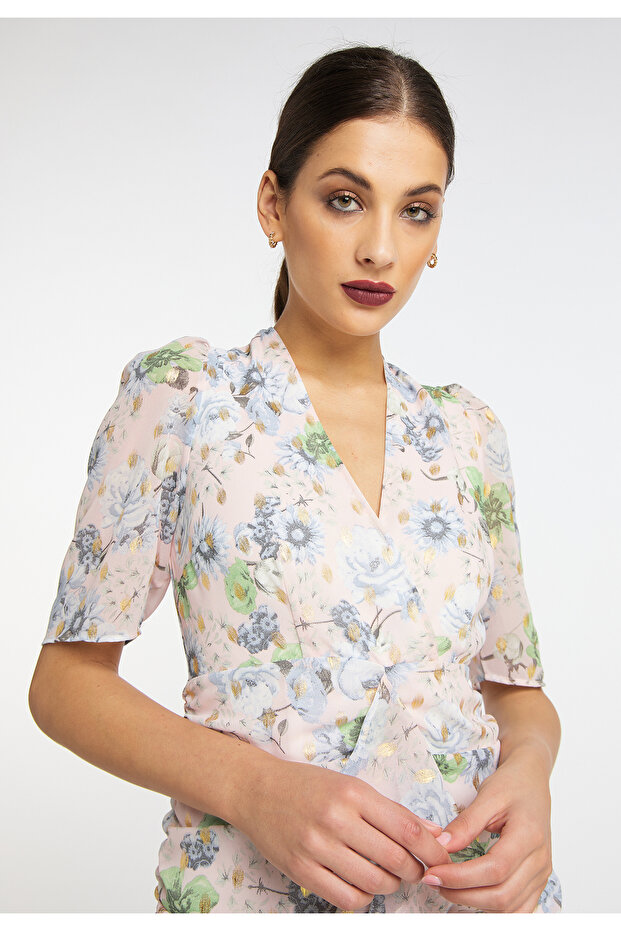 Drapiertes Kleid - 5