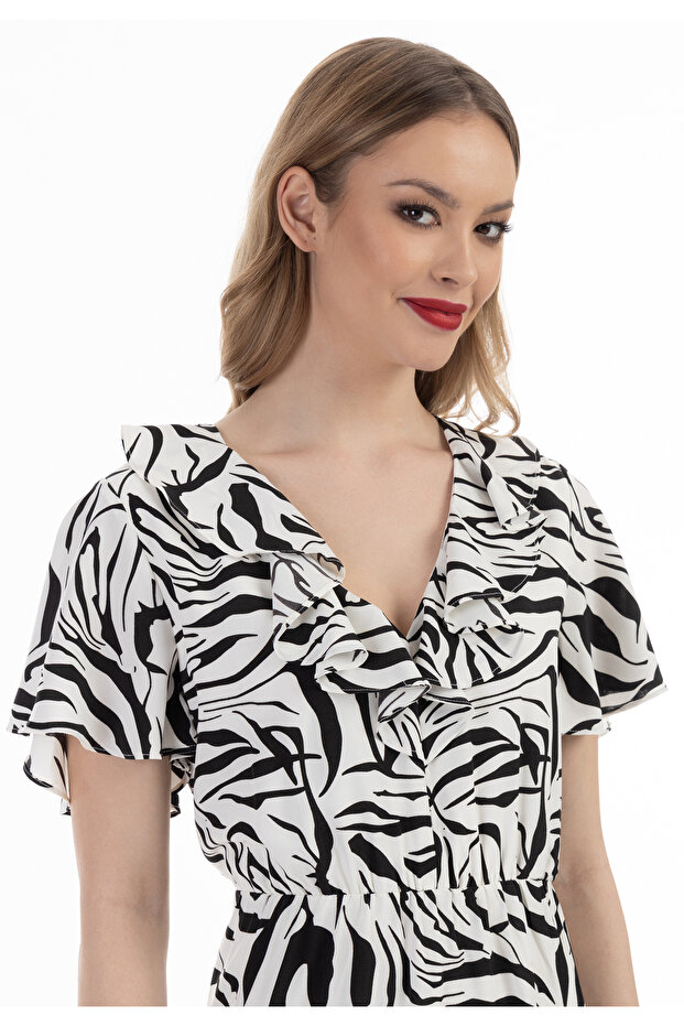 Kleid - Zebraprint - 4