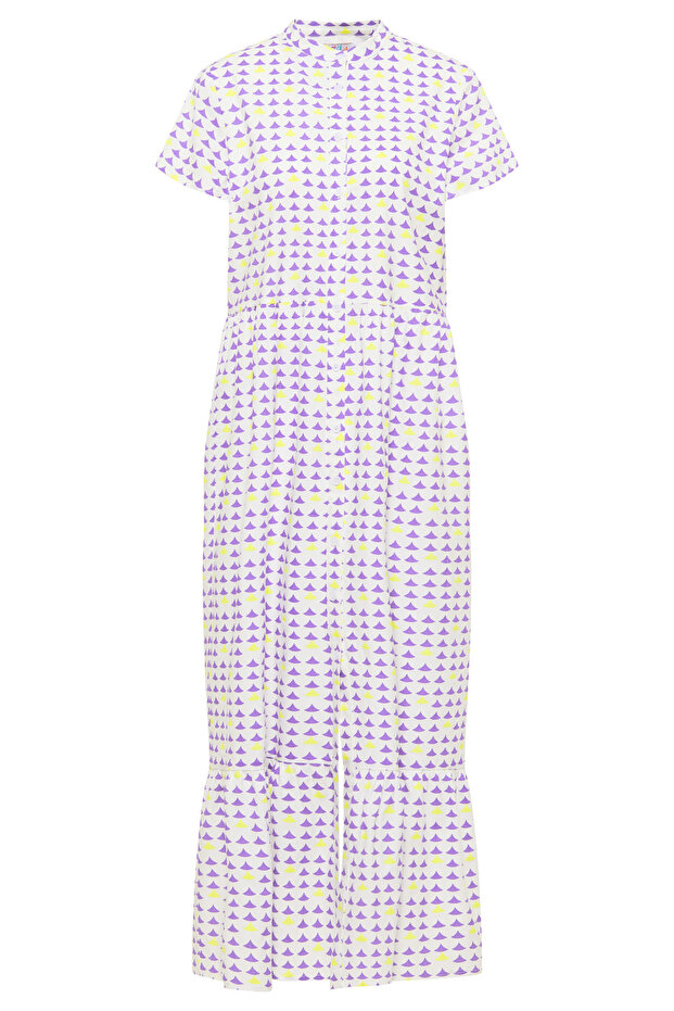 Maxikleid mit Allover-Print - 3