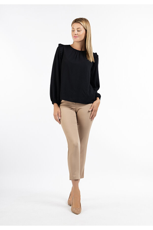 Klassische Langarmbluse - 1