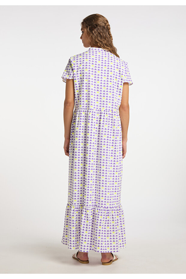 Maxikleid mit Allover-Print - 2