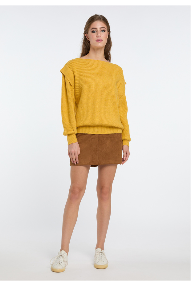 Grobstrick Pullover - 1