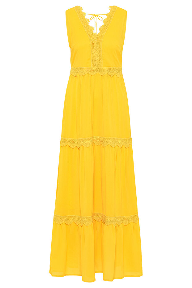 Spaghetti Kleid maxi - 3