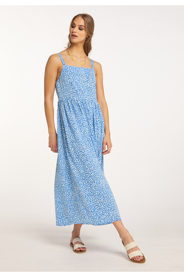 Maxikleid mit Allover-Print - 1