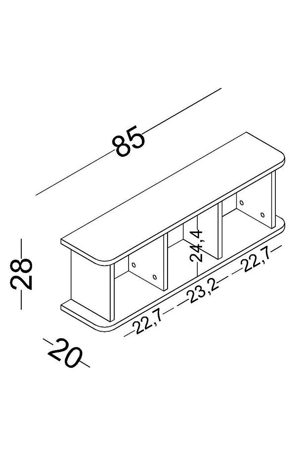 Marin Şifonyer Üst Modül - 4
