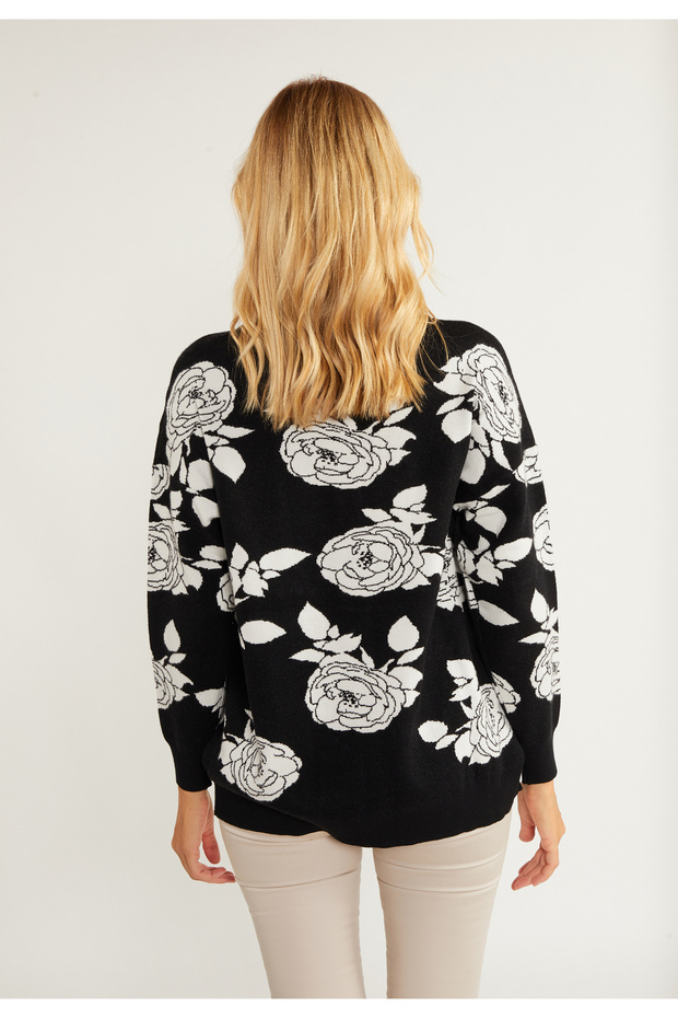 Strickjacke mit Perlen - 4