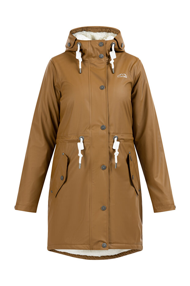 Regenmantel mit Teddyfutter - 2